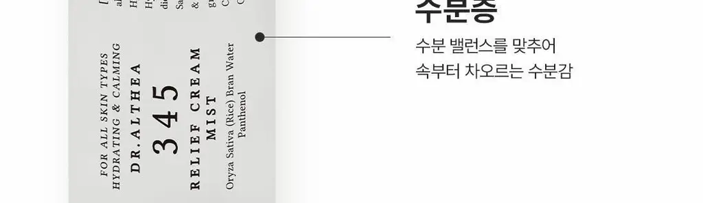 [뿌리는 속광부스터] 닥터엘시아 345 릴리프 크림 미스트 60ml 상세페이지 8